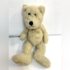 Boyds Bear Cream Colored Jointed Bear 1991 No Hang Tag Vtg